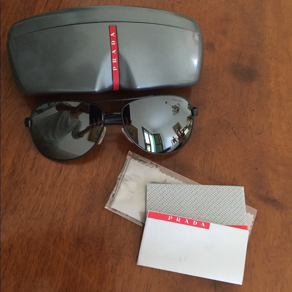 Prada SPS 53P aviator sunglasses